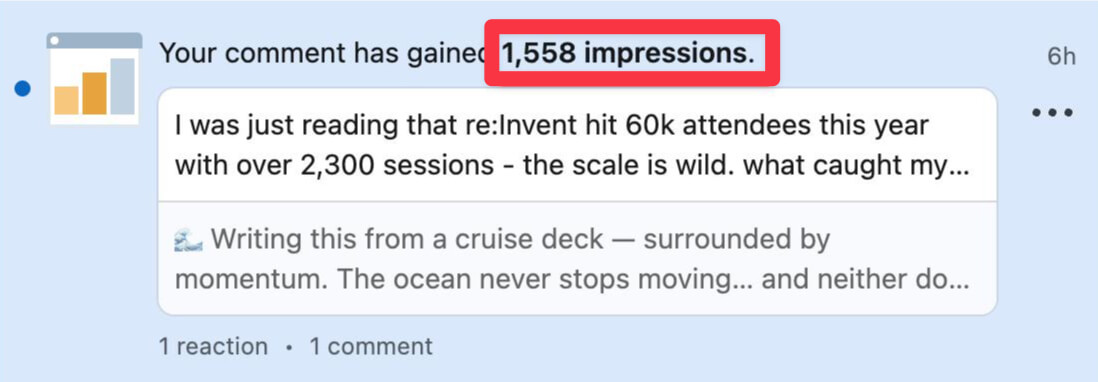 LiSeller AI-drafted LinkedIn comment example